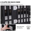 Pet Playpen Foldable Gate for Dogs Heavy Plastic Puppy Exercise Pen with Door Portable Indoor Outdoor Small Pets Fence Puppies Folding Cage 4 Panels M