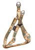 Touchdog 'Caliber' Designer Embroidered Fashion Pet Dog Leash And Harness Combination